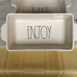 NWT Rae Dunn “ENJOY” Loaf Pan